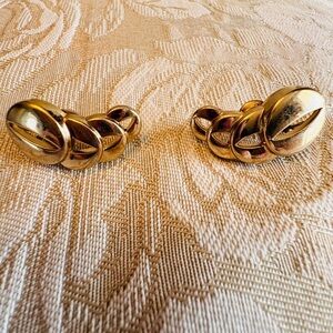Monet Gold-Tone Twisted Earrings